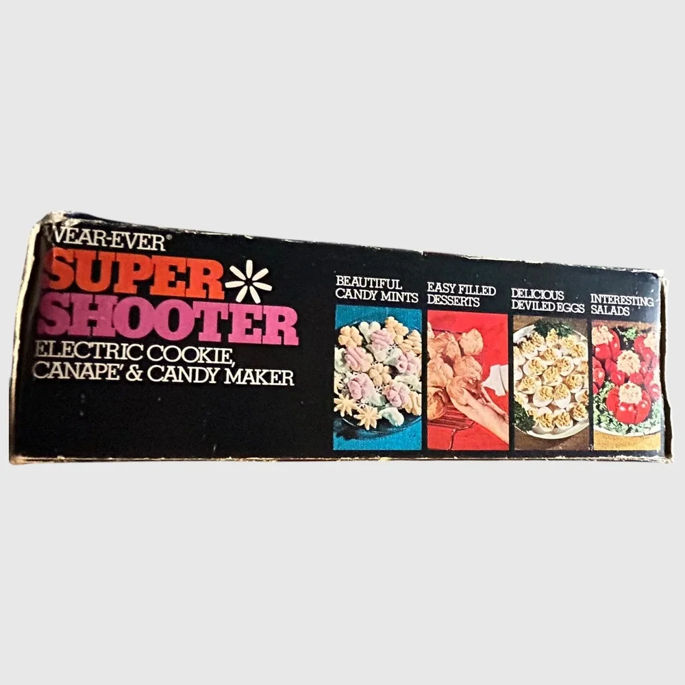 Vintage Wear-Ever Super Shooter Electric Cookie Canape Candy Maker PS-7204 Boxed